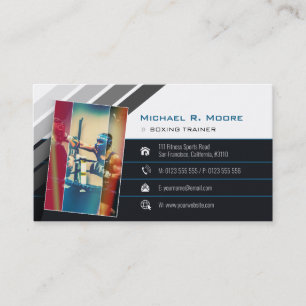 Boxing Coach Trainer Sports Gifts Business Card