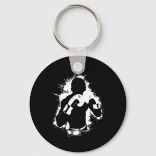 Boxing Combat Sports Sparring Gloves Gift - Boxer  Key Ring