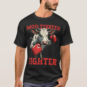 Boxing Cow shirt,Funny Cow,Animal Boxer T-Shirt
