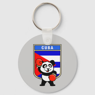 Boxing Cuba Panda Key Ring
