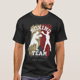 Boxing Czech Republic Combat Sports Fighter Boxing T-Shirt
