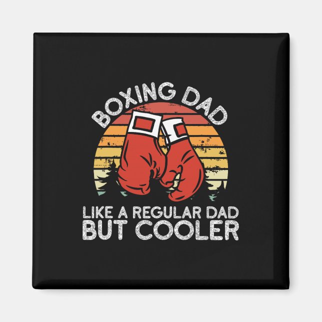Boxing Dad - Boxing Moves Boxing Coach Daddy Boxer Magnet (Front)