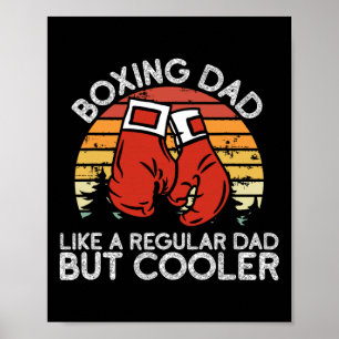 Boxing Dad - Boxing Moves Boxing Coach Daddy Boxer Poster