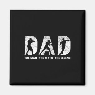 Boxing Dad The Man The Myth The Legend Father's Da Magnet