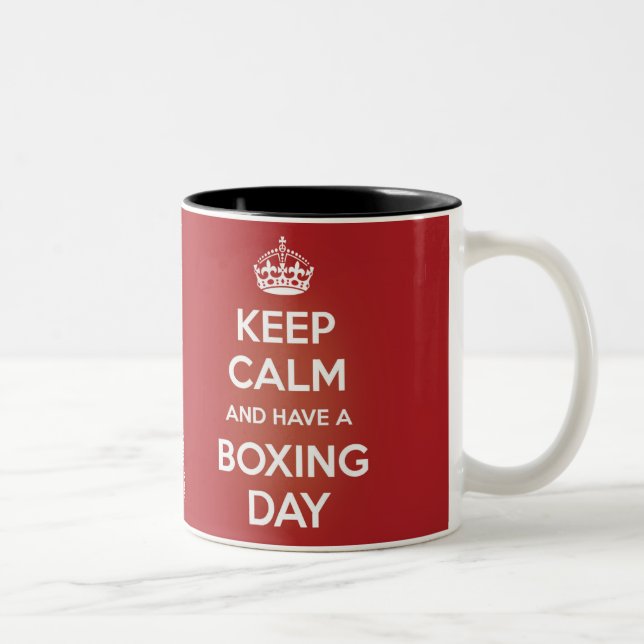 BOXING DAY HINT MUG (Two Tone) (Right)