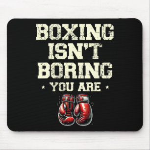 Boxing Day Love Boxing Training Coach Fighter 3 Mouse Pad