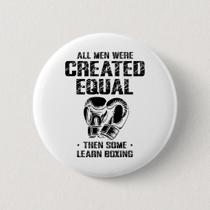 Boxing Day Love Boxing Training Coach Fighter 6 Cm Round Badge