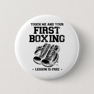 Boxing Day Love Boxing Training Coach Fighter 7 6 Cm Round Badge