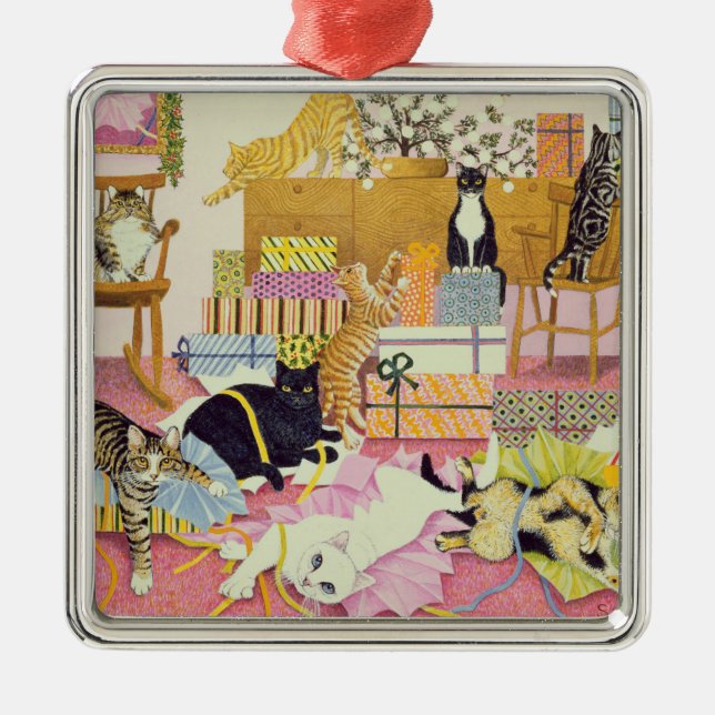 Boxing Day Metal Tree Decoration (Front)