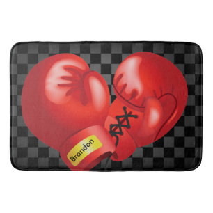 Boxing Design Bath Mat