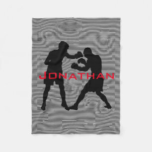 Boxing Design Fleece Blanket