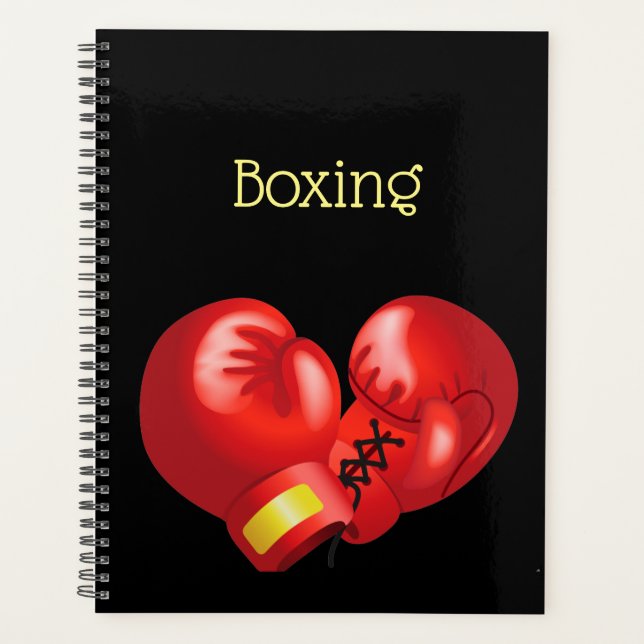 Boxing Design Weekly/Monthly Planner (Front)