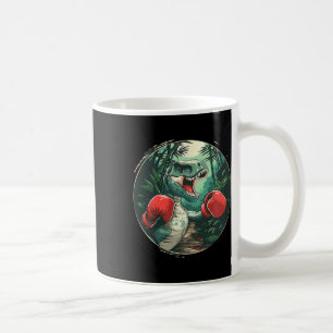 Boxing Dinosaur Boxer Dino Kickboxing T-rex Boxing Coffee Mug
