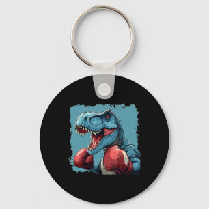 Boxing Dinosaur Costume For Sport Boxer Lovers Key Ring