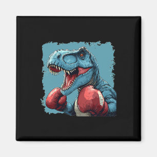 Boxing Dinosaur Costume For Sport Boxer Lovers Magnet