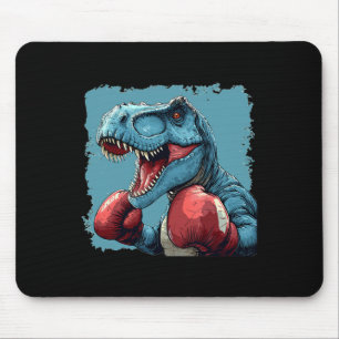 Boxing Dinosaur Costume For Sport Boxer Lovers Mouse Pad