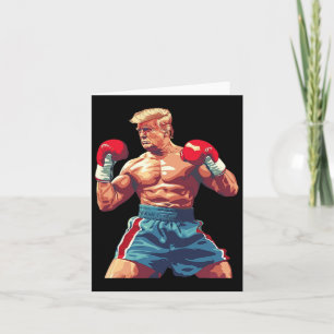 Boxing Donald Trump - Muscular Fighting To Save Am Card