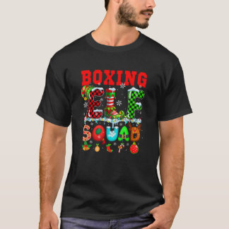 Boxing Elf Squad Christmas Colourful Player Team L T-Shirt