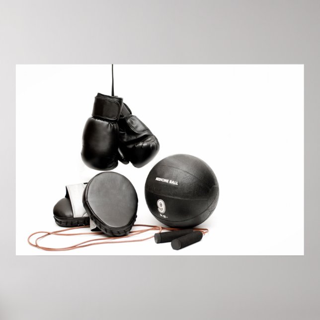 BOXING EQUIPMENT POSTER (Front)