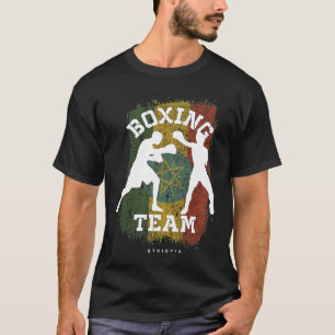 Boxing Ethiopia Combat Sports Fighter Boxing T-Shirt