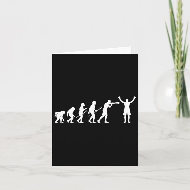 Boxing Evolution - Boxing Lover Boxer Kickboxing F Card (Front)