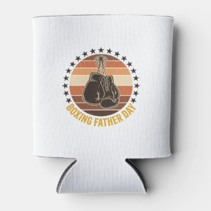 Boxing Father Day Vintage Gloves Shirt Design_1 Can Cooler