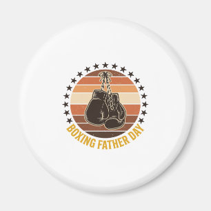 Boxing Father Day Vintage Gloves Shirt Design_1 Magnet