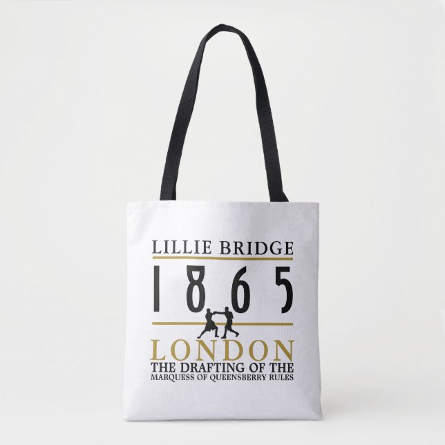 Boxing Fight, Queensberry Rules Tote Bag (Front)