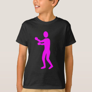 Boxing Figure - Magenta T-Shirt
