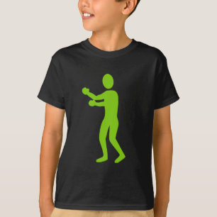 Boxing Figure - Martian Green T-Shirt