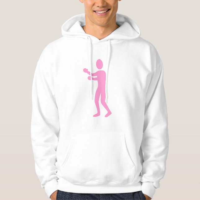 Boxing Figure - Pink Hoodie (Front)