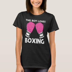   Boxing For Boys Kids Boxer Sparring Match   T-Shirt