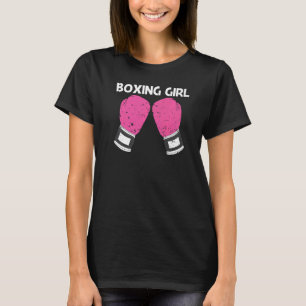 Boxing For Girls Kids Boxer Sparring Match T-Shirt