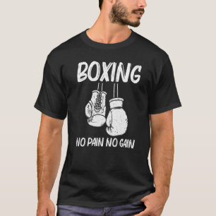 Boxing For Men Women Kickboxing Coach Boxer Gloves T-Shirt