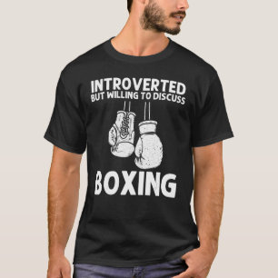 Boxing For Men Women Kickboxing Coach Boxer Gloves T-Shirt