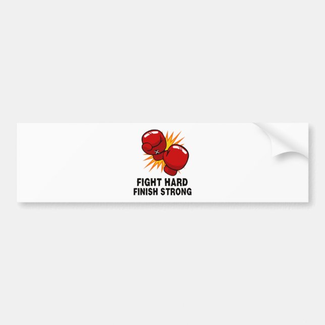 Boxing-gift  bumper sticker (Front)