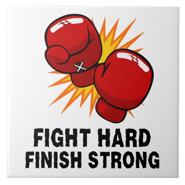 Boxing-gift  ceramic tile (Front)