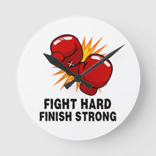 Boxing-gift round clock