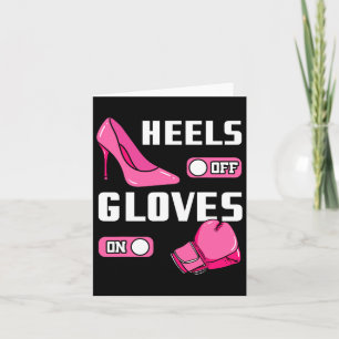 Boxing Girl Boxer Female Coach Combat Sport Traine Card