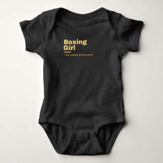 Boxing  Girl - Boxing  Baby Bodysuit