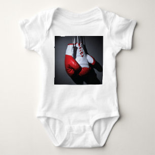 Boxing gloves  baby bodysuit