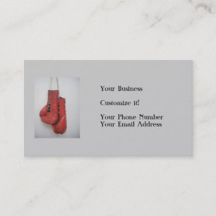 Boxing Gloves Business cards