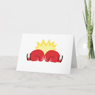 Boxing Gloves Card