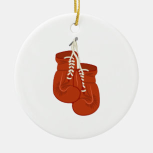 Boxing Gloves Ceramic Tree Decoration