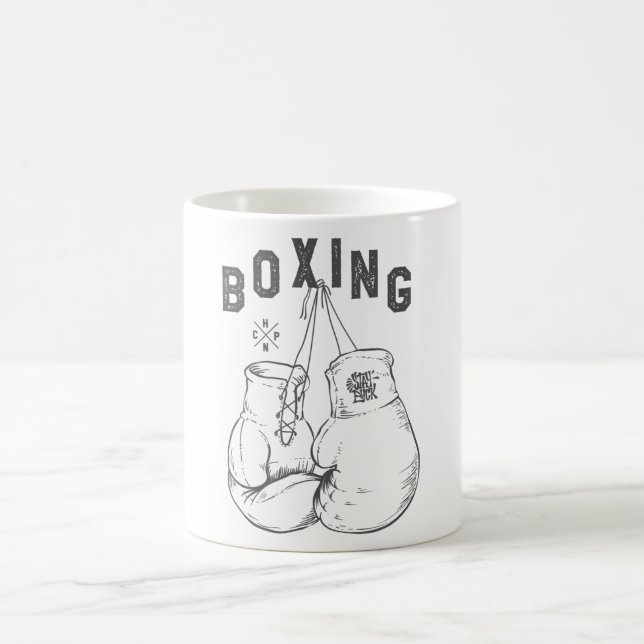 Boxing gloves coffee mug (Center)