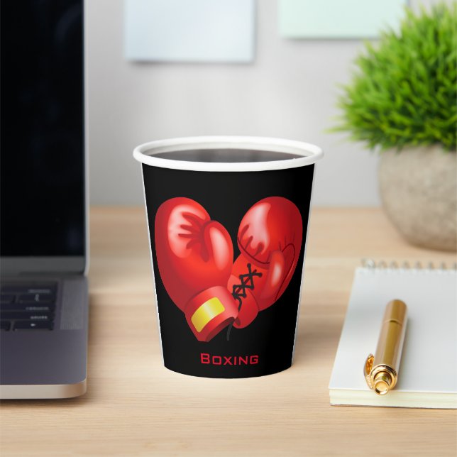 Boxing Gloves Design Paper Cup (Insitu)