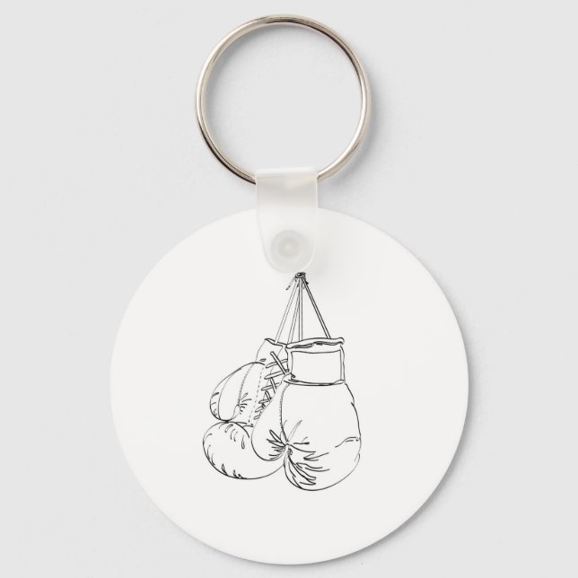 Boxing Gloves II Key Ring (Front)
