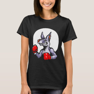Boxing Gloves Kangaroo Kickboxing Fight Sport Mma T-Shirt