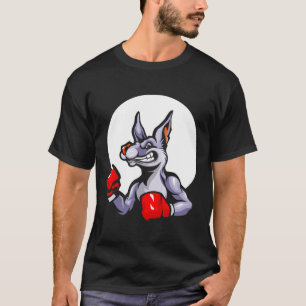 Boxing Gloves Kangaroo Kickboxing Fight Sport Mma T-Shirt