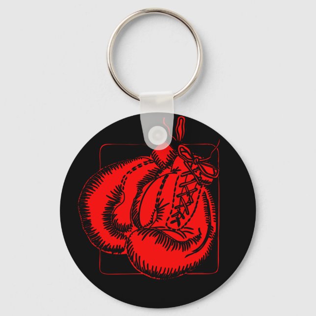 Boxing Gloves Key Ring (Front)